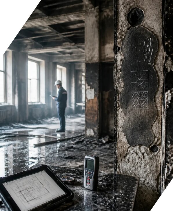 Обследование зданий после пожара в Кольчугине от 15257 р. | ЭкспертизаРоссия
